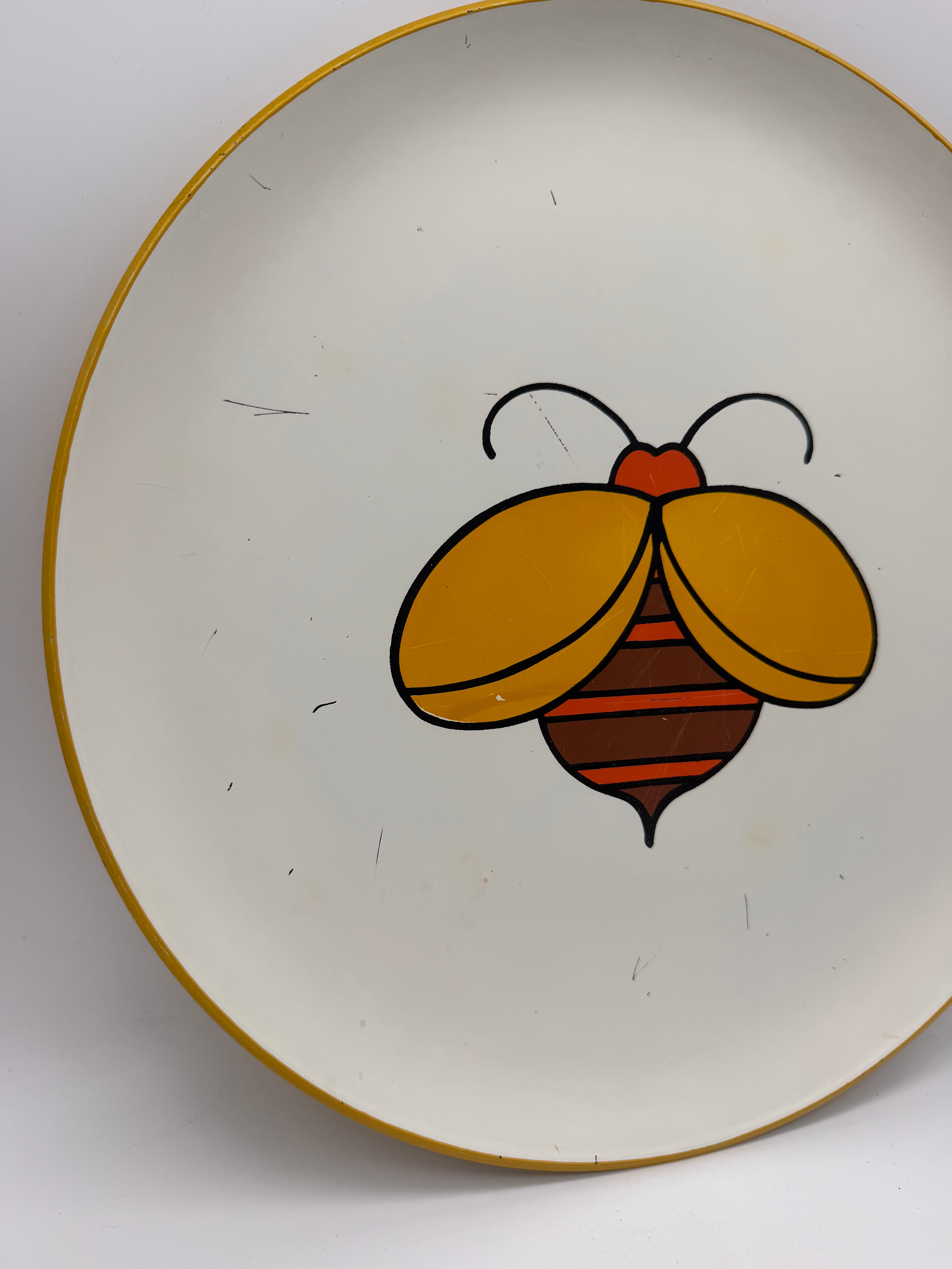 13” Bee Melamine Tray