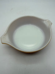 6” Pyrex 471 butterfly gold covered casserole
