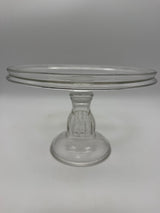 8.5” Blown Glass Dessert Stand Pedestal