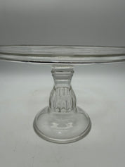 8.5” Blown Glass Dessert Stand Pedestal