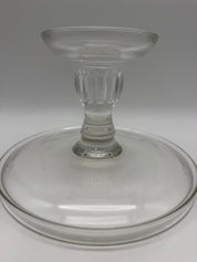 8.5” Blown Glass Dessert Stand Pedestal