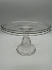 8.5” Blown Glass Dessert Stand Pedestal