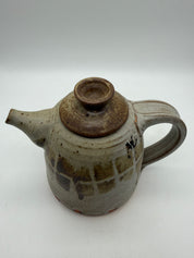 7.5” Studio Pottery FLAGG teapot earth tones