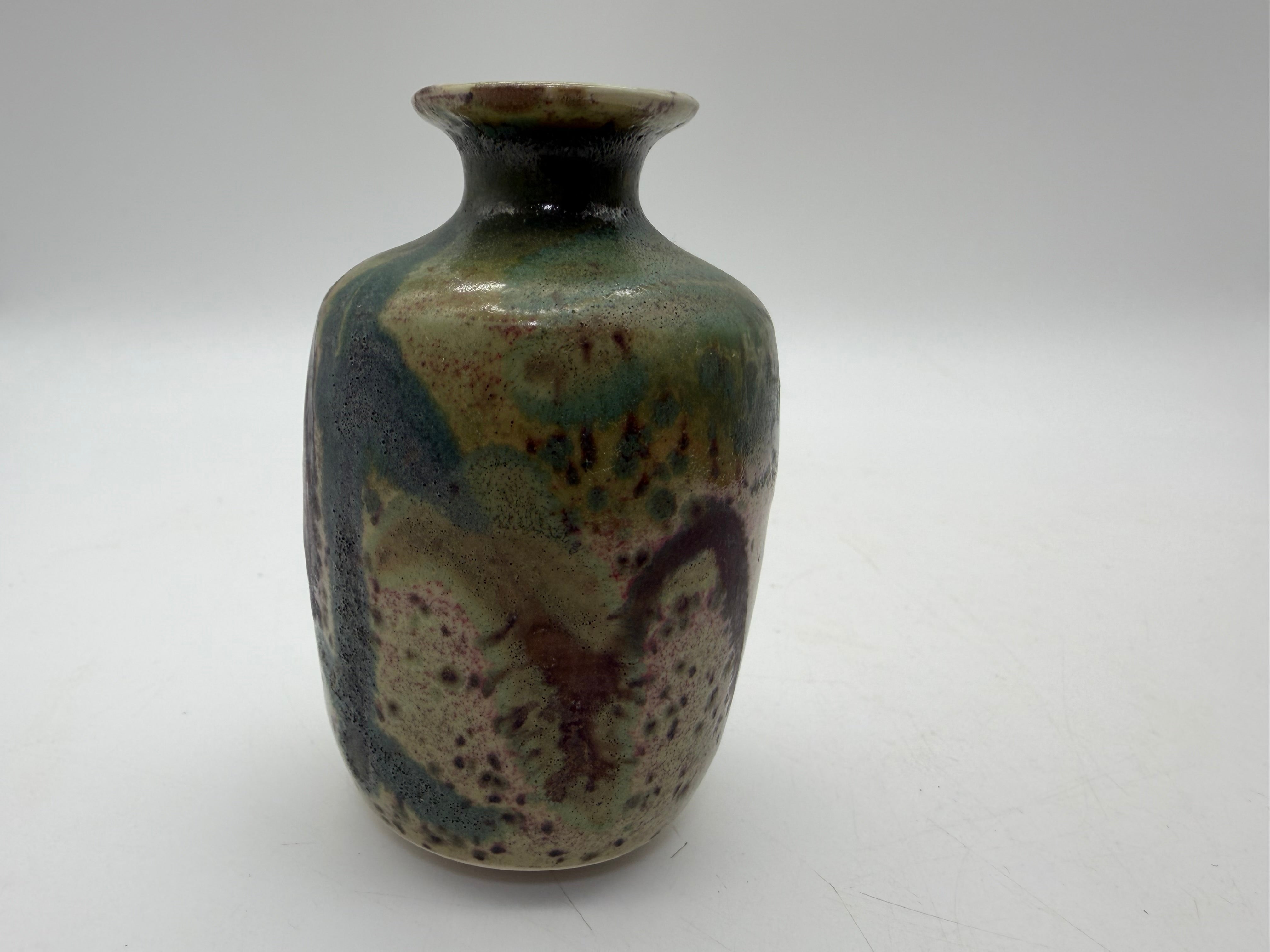 4” Weed pot Asian green brown