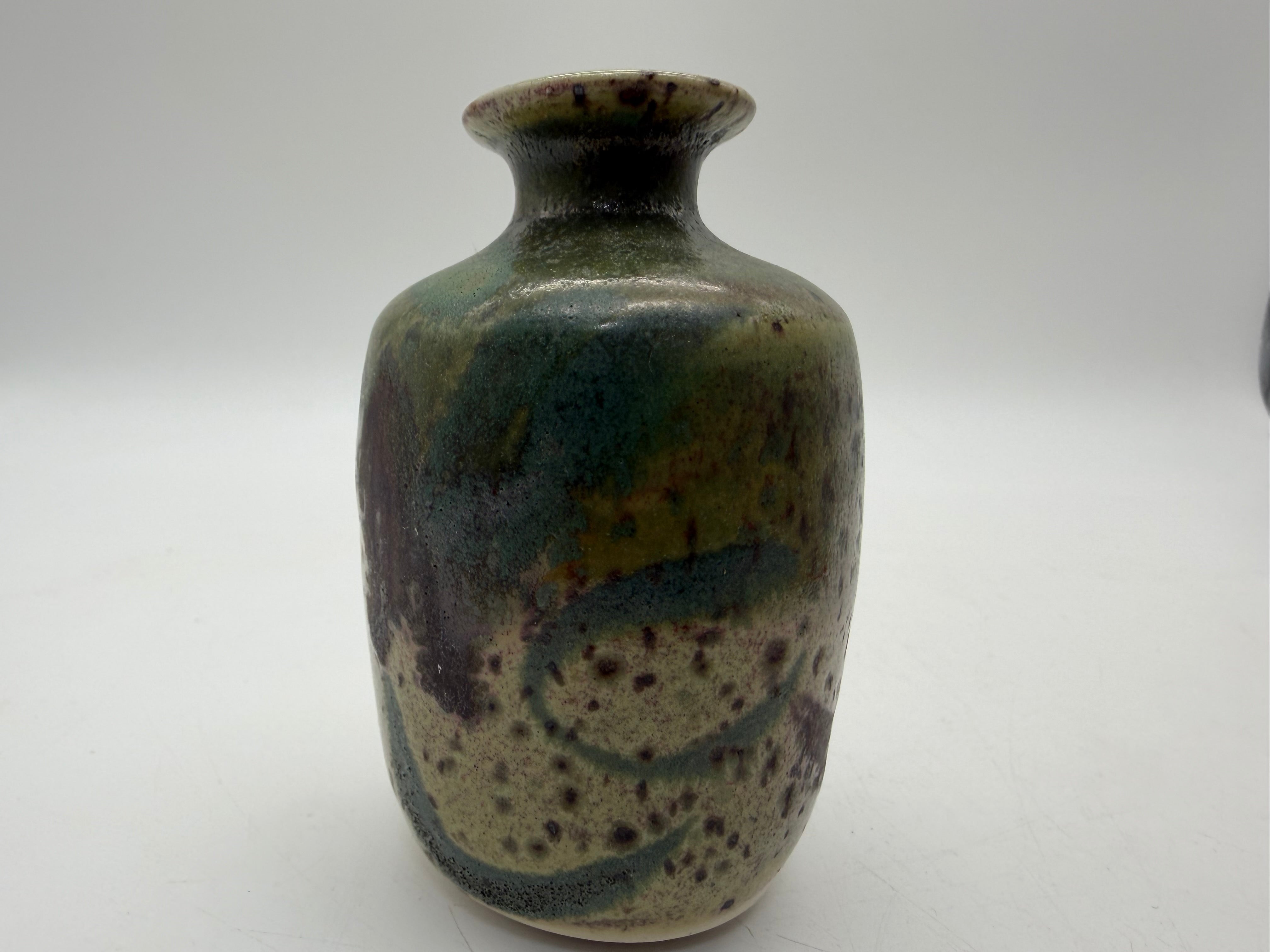 4” Weed pot Asian green brown