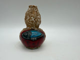 4.5” Portofino Italian pottery mini vase