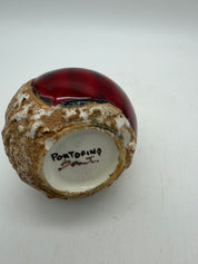 4.5” Portofino Italian pottery mini vase
