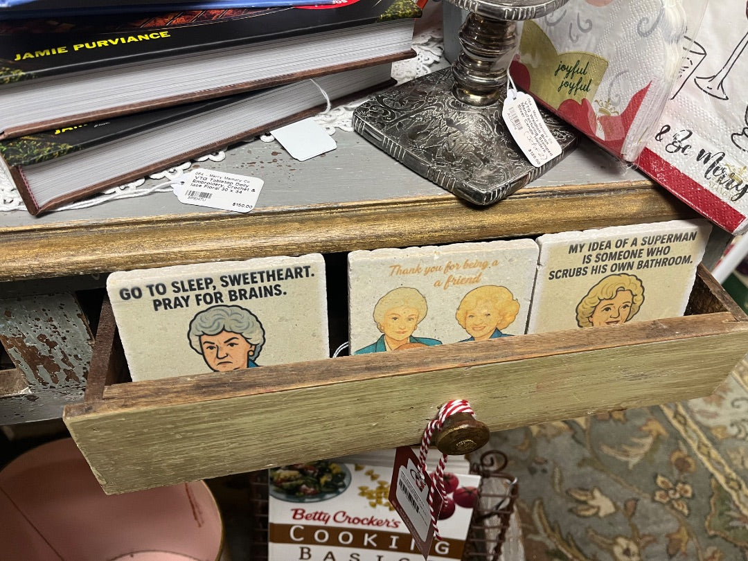 HM Dorothy/Golden G's Stone Coaster-New