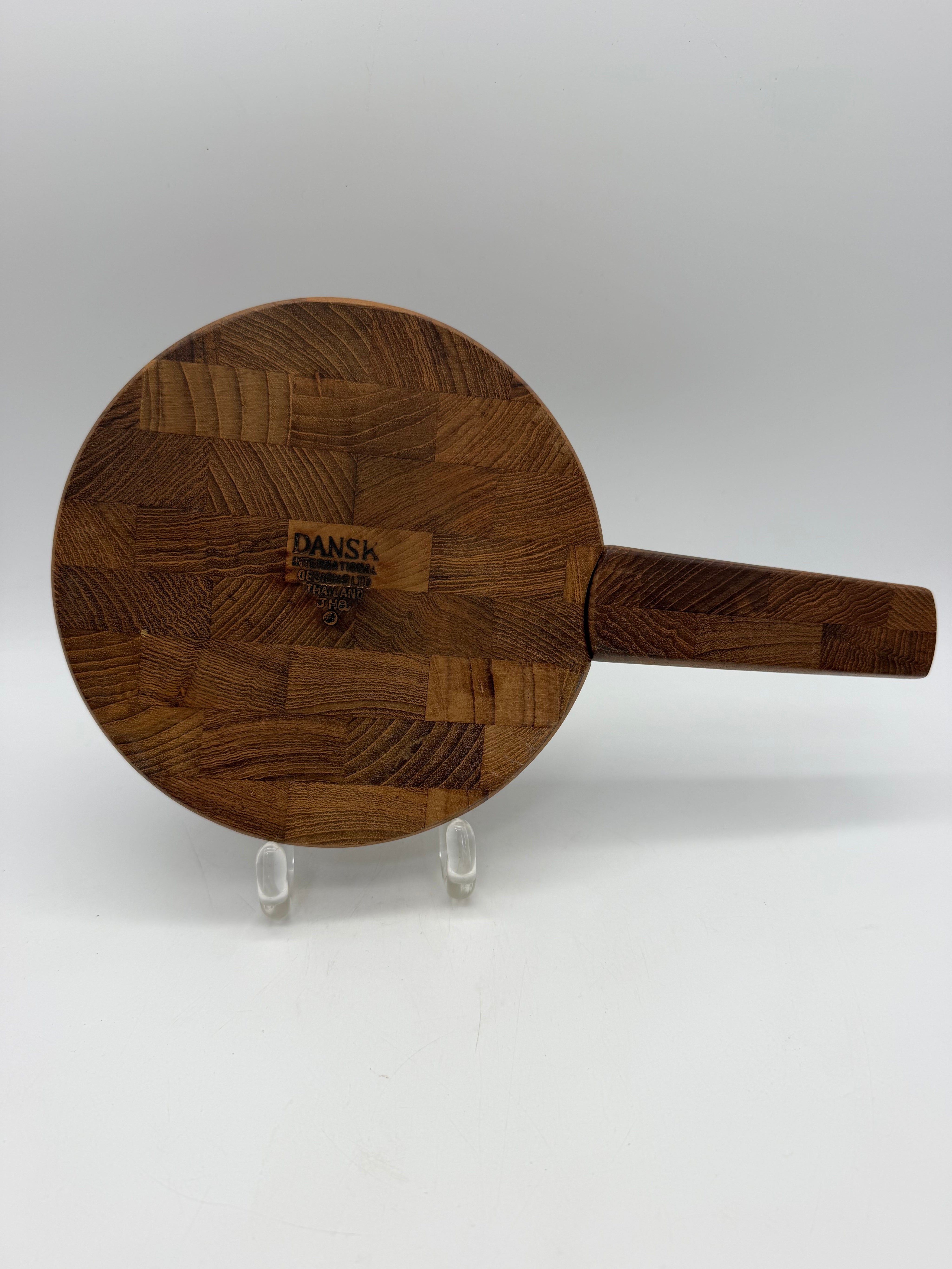 12”  Dansk Jens Quistgaard teak cutting board / knife