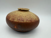 7” studio pottery art vase sgraffito