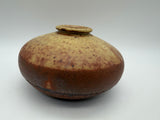 7” studio pottery art vase sgraffito