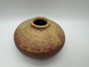 7” studio pottery art vase sgraffito