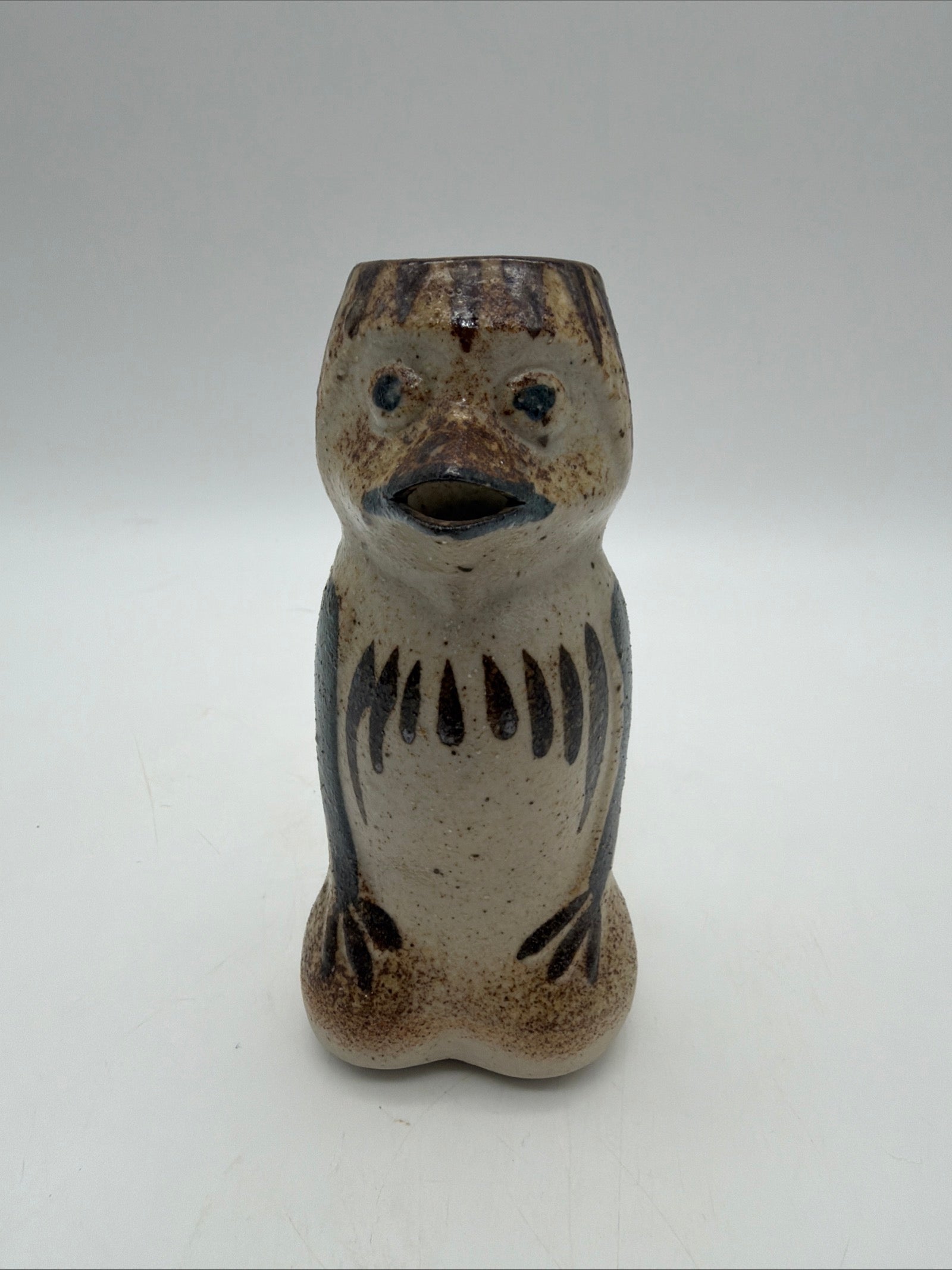 5.5” owl bud vase japan MCM