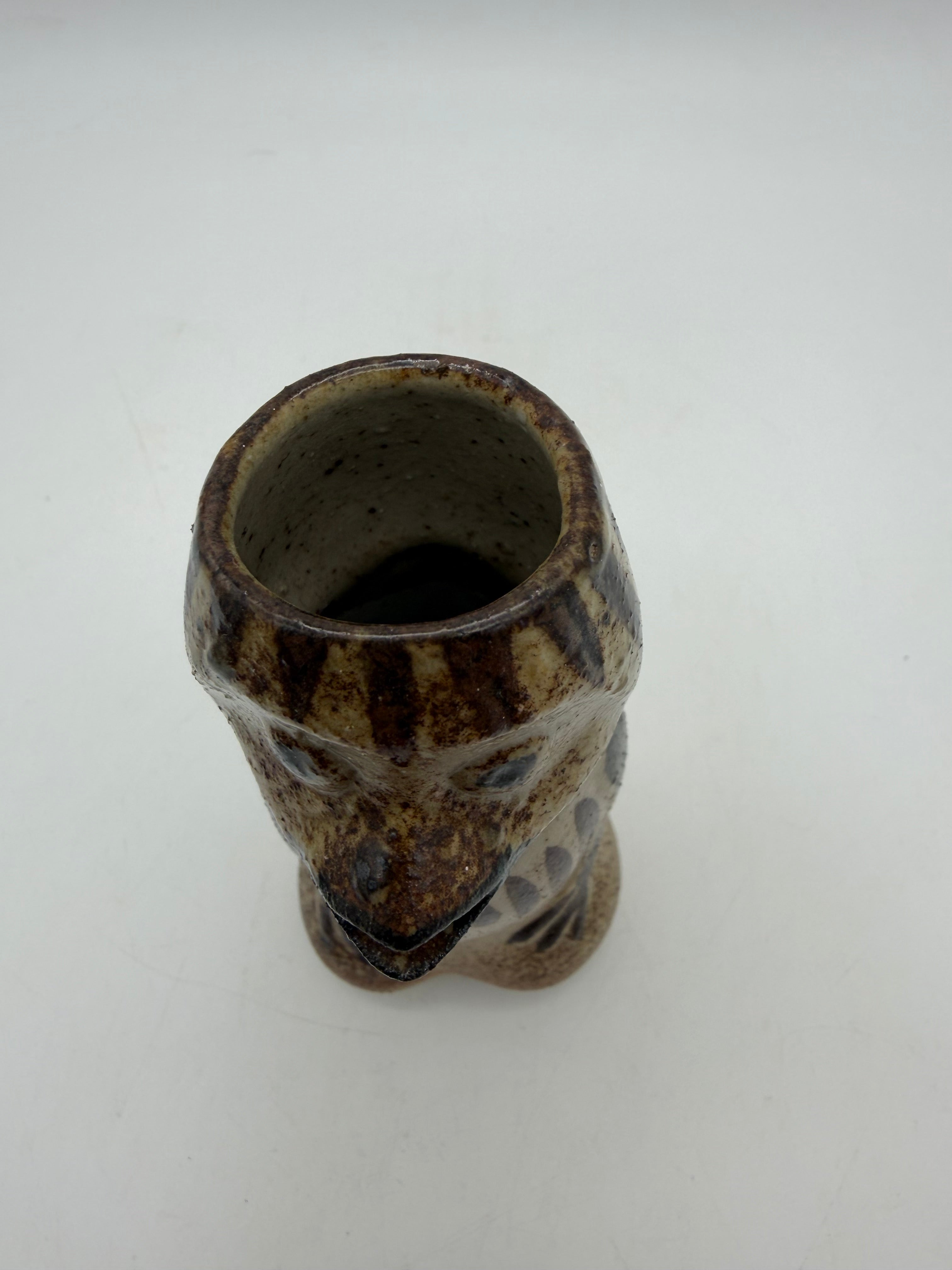 5.5” owl bud vase japan MCM