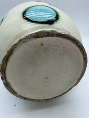 9” German Pottery vase Abstract 1920’s