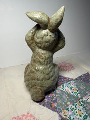 RABBIT FIGURINE "SEE NO EVIL"