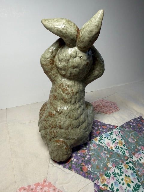 RABBIT FIGURINE "SEE NO EVIL"