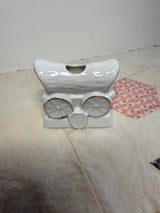 STAGE COACH CERAMIC TOOTHPICK HOLDER