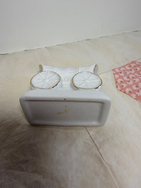 STAGE COACH CERAMIC TOOTHPICK HOLDER