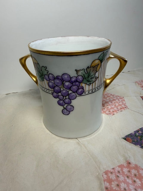 Porcelain Double Handled Condensed Milk Holder — alternate view