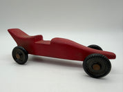 7” pinewood derby car Red toy