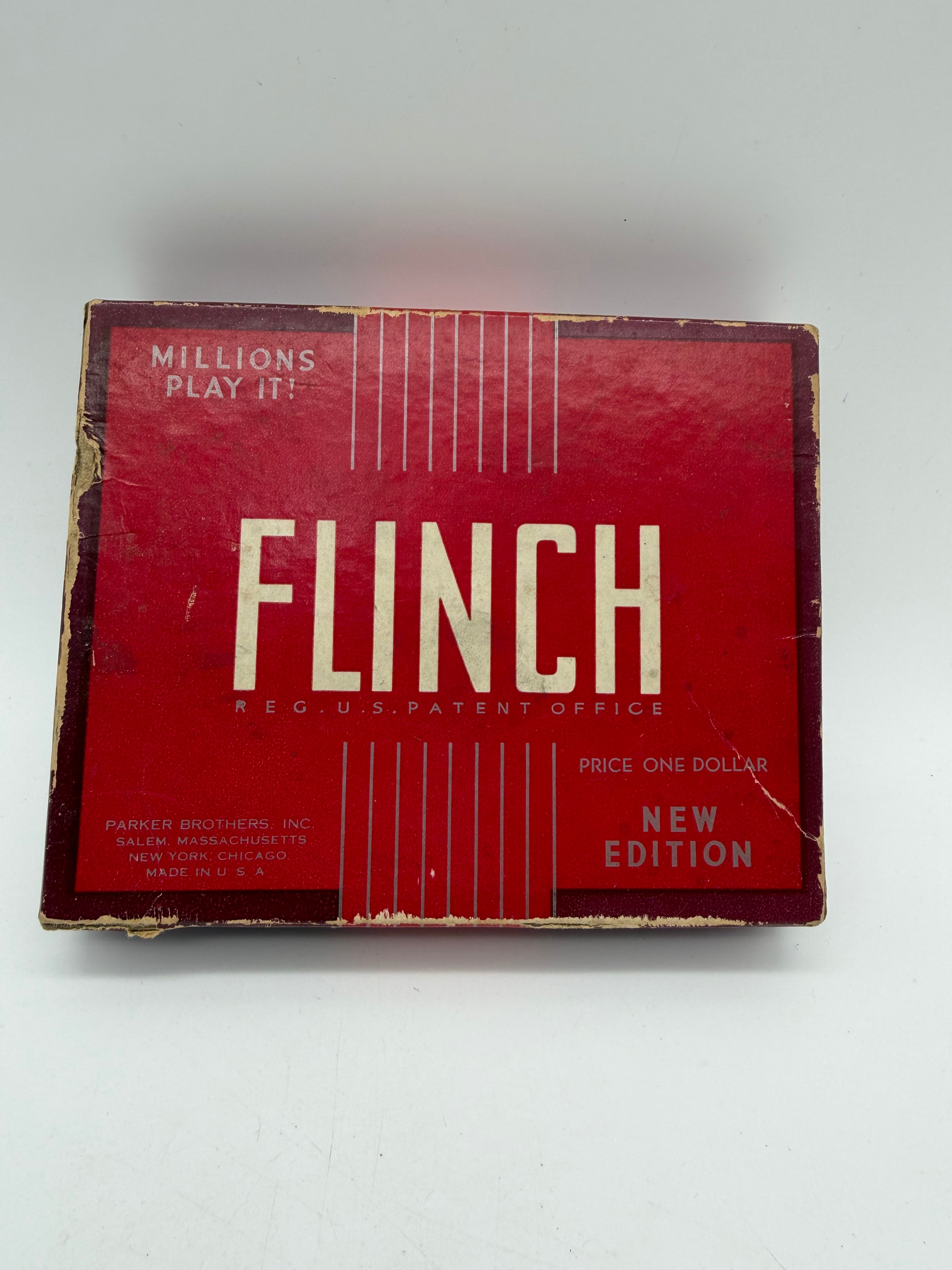 Flinch Parker Brothers 1938 A.J. Patterson Card Game