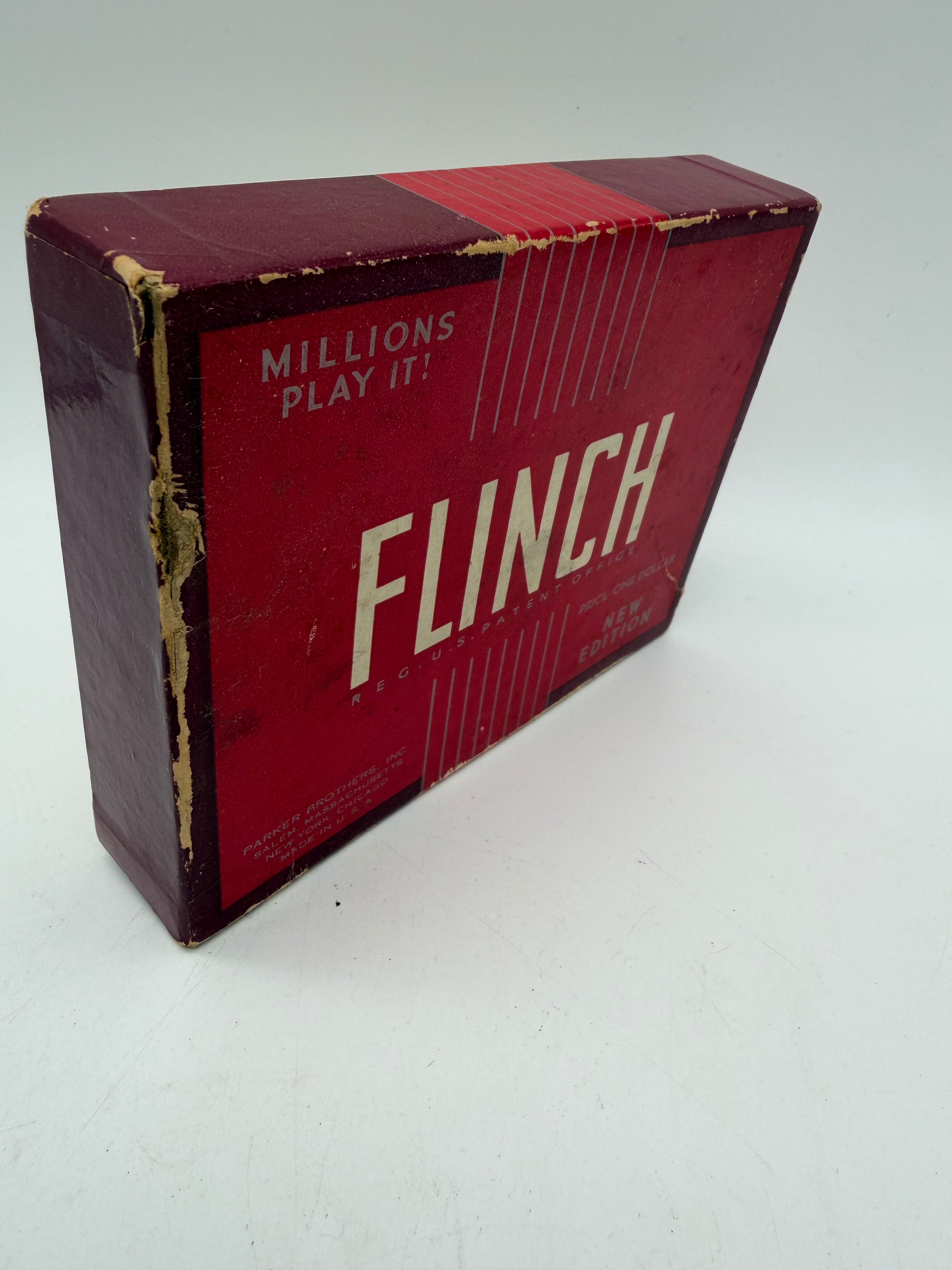 Flinch Parker Brothers 1938 A.J. Patterson Card Game