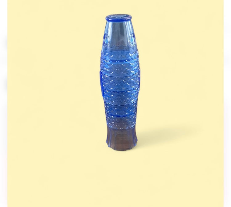 4 Blue Koifish Stackable Glasses by 312 - M.A.K.