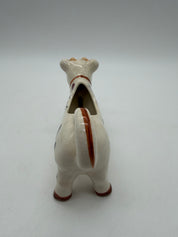 6” cow creamer hand painted flowers