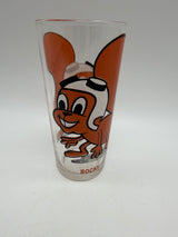 6.5” ROCKY Flying Squirrel Pepsi Collector Series Glass Jay Ward 1970s