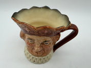 3”  Royal Doulton Old King Cole Character Jug Ceramic Made In England