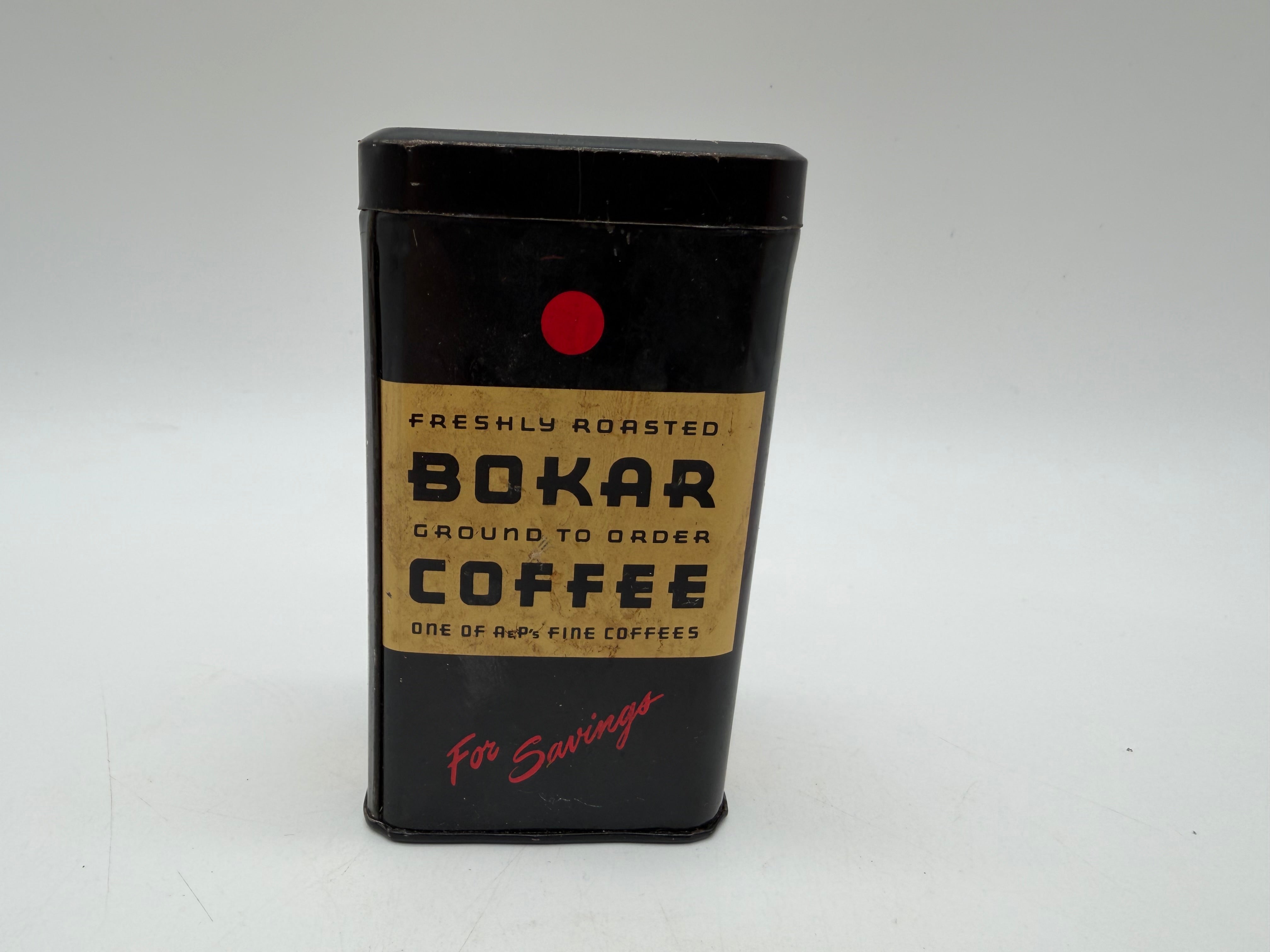 4” Tin piggy bank Bokar Coffee