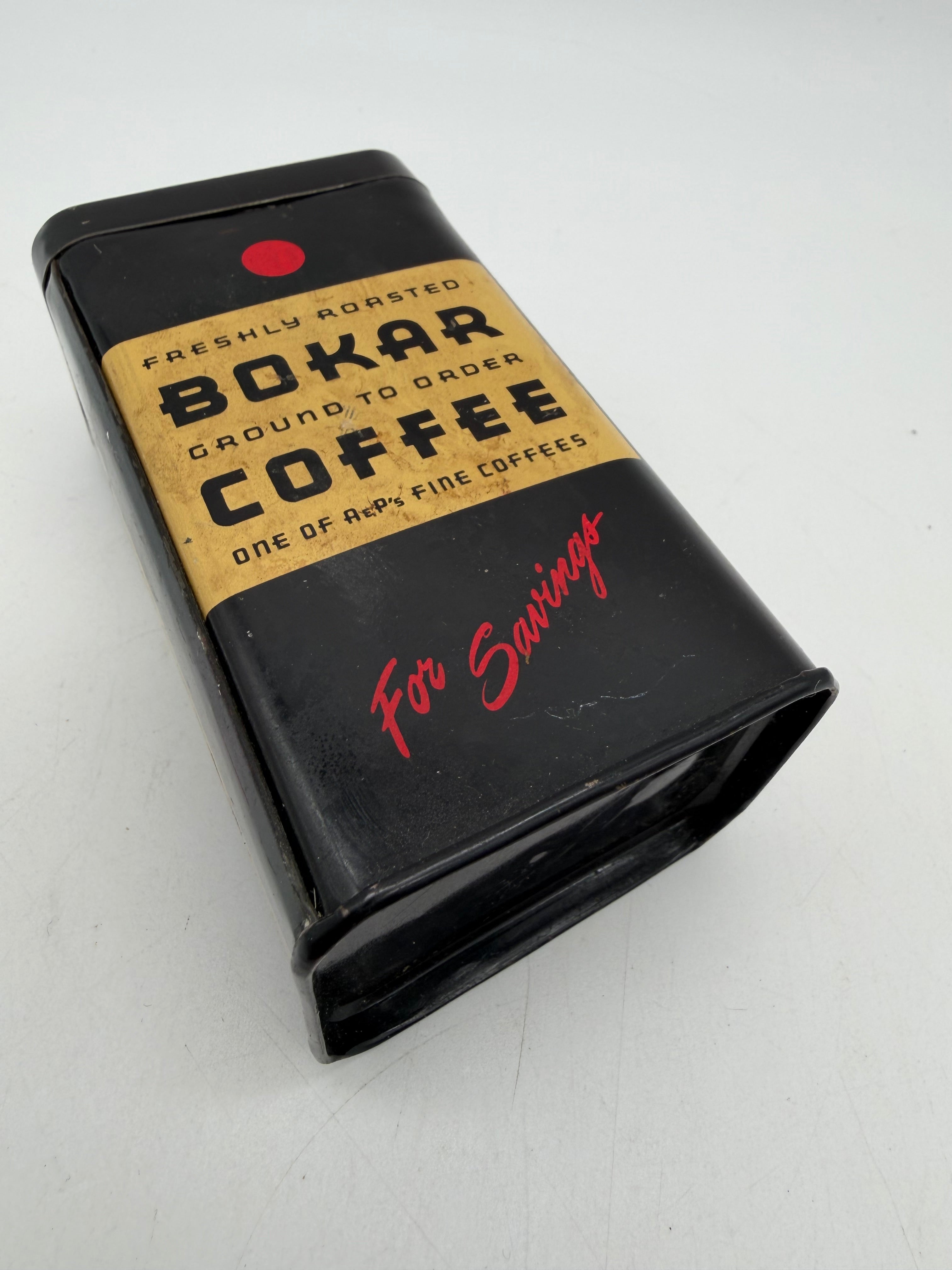 4” Tin piggy bank Bokar Coffee