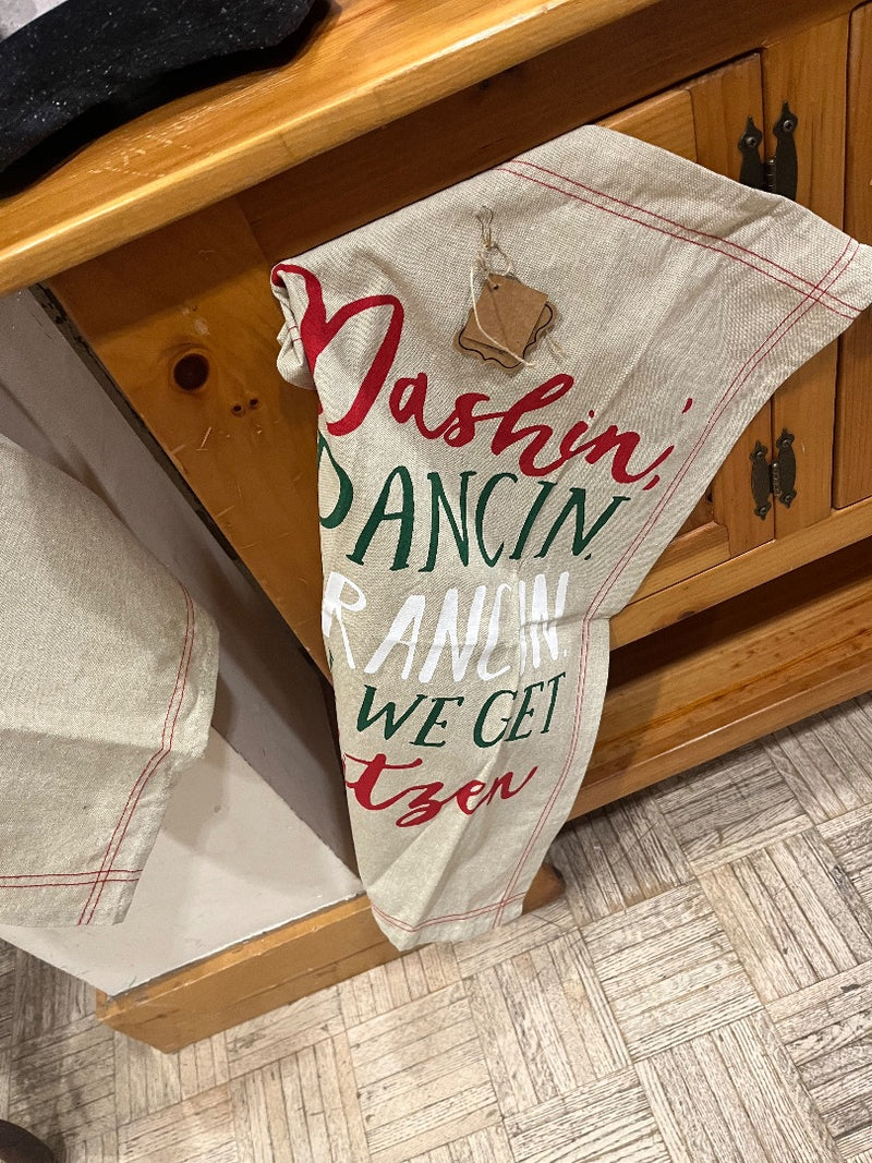 Dasher Dancer Towel - New by 064 - Merry Memory Co