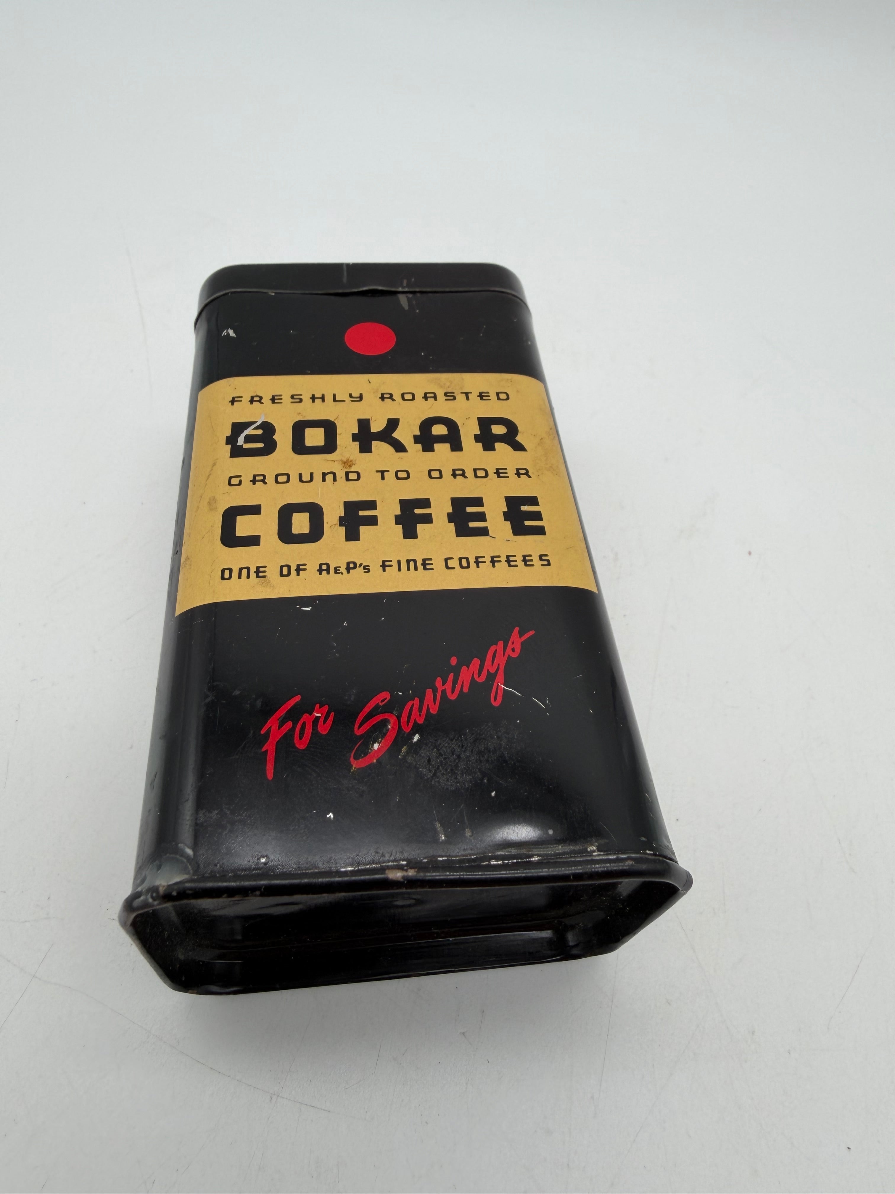4” Tin piggy bank Bokar Coffee