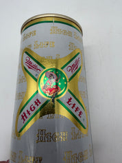 5” Miller High Life tin piggy bank flat top can