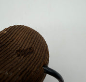 5”  MCM Cryptomeria Japonica Wood Figures CAT and MOUSE Otagiri Japan