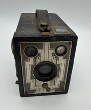 5” Eastman Kodak Camera SIX-20 Brownie Junior Black, Art Deco. Display