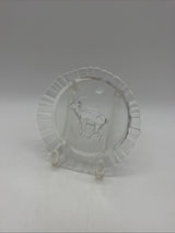 5.5” Light Catcher Capricorn clear glass ornament