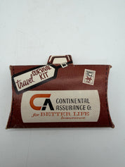 4” amenities kit Continental Assurance co. Travel kit