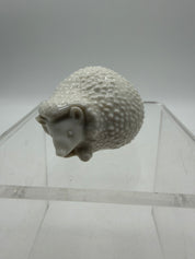 2” Achtziger Germany white porcelain Hedgehog