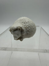 2” Achtziger Germany white porcelain Hedgehog