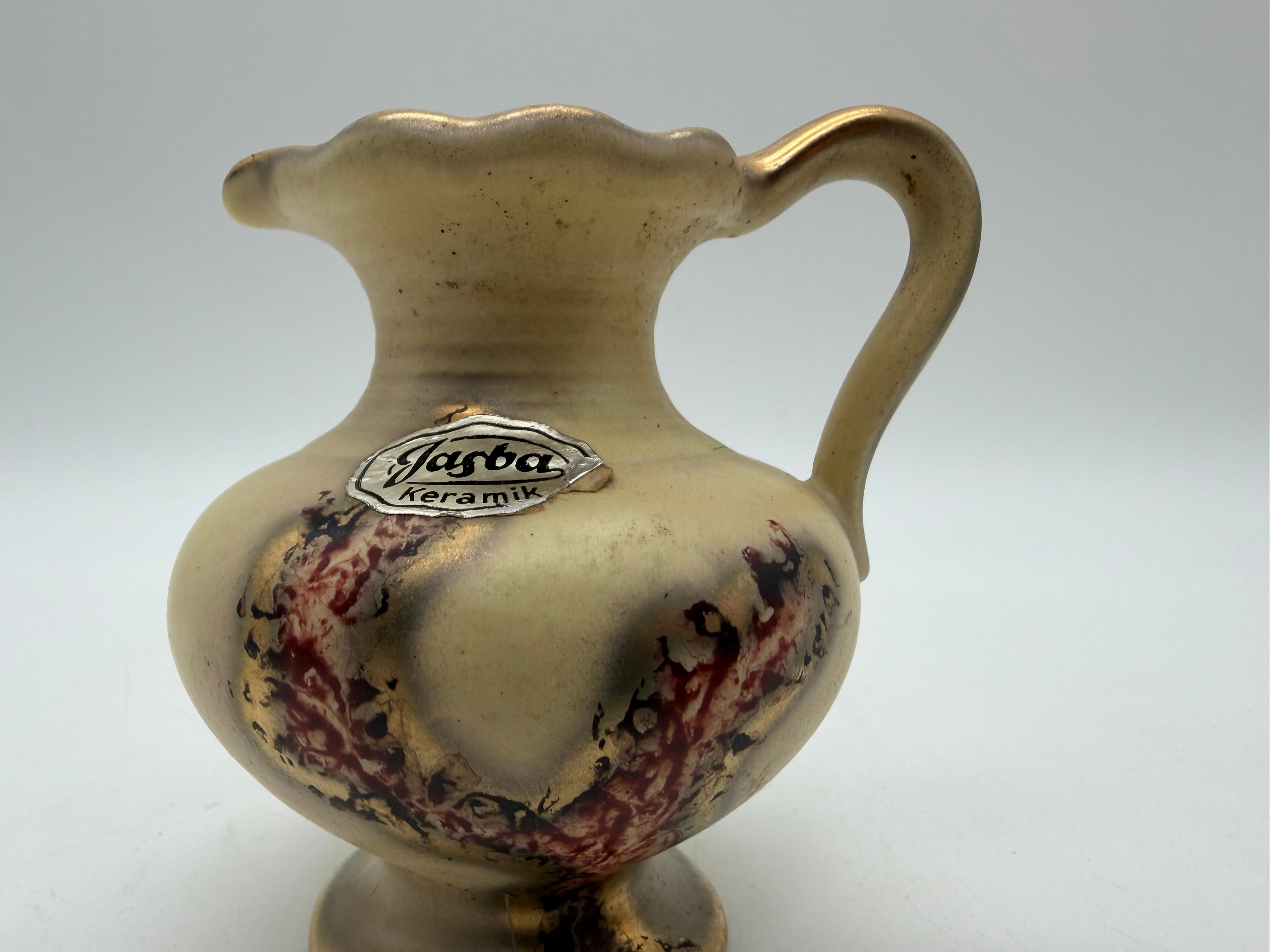 4” Jasba Keramik Germany petite vase pitcher