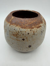 5” large weed pot earth tones studio pottery