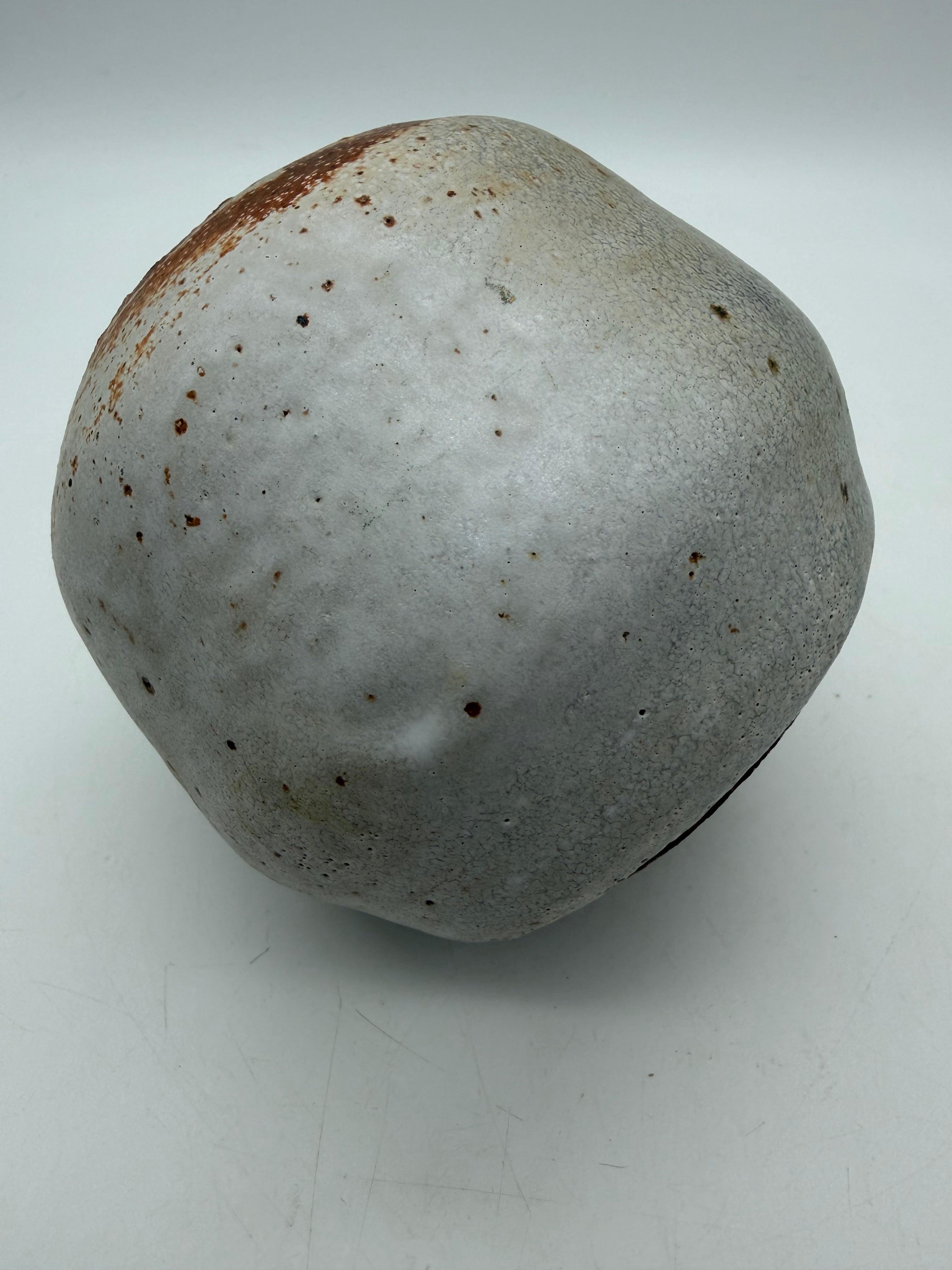 5” large weed pot earth tones studio pottery
