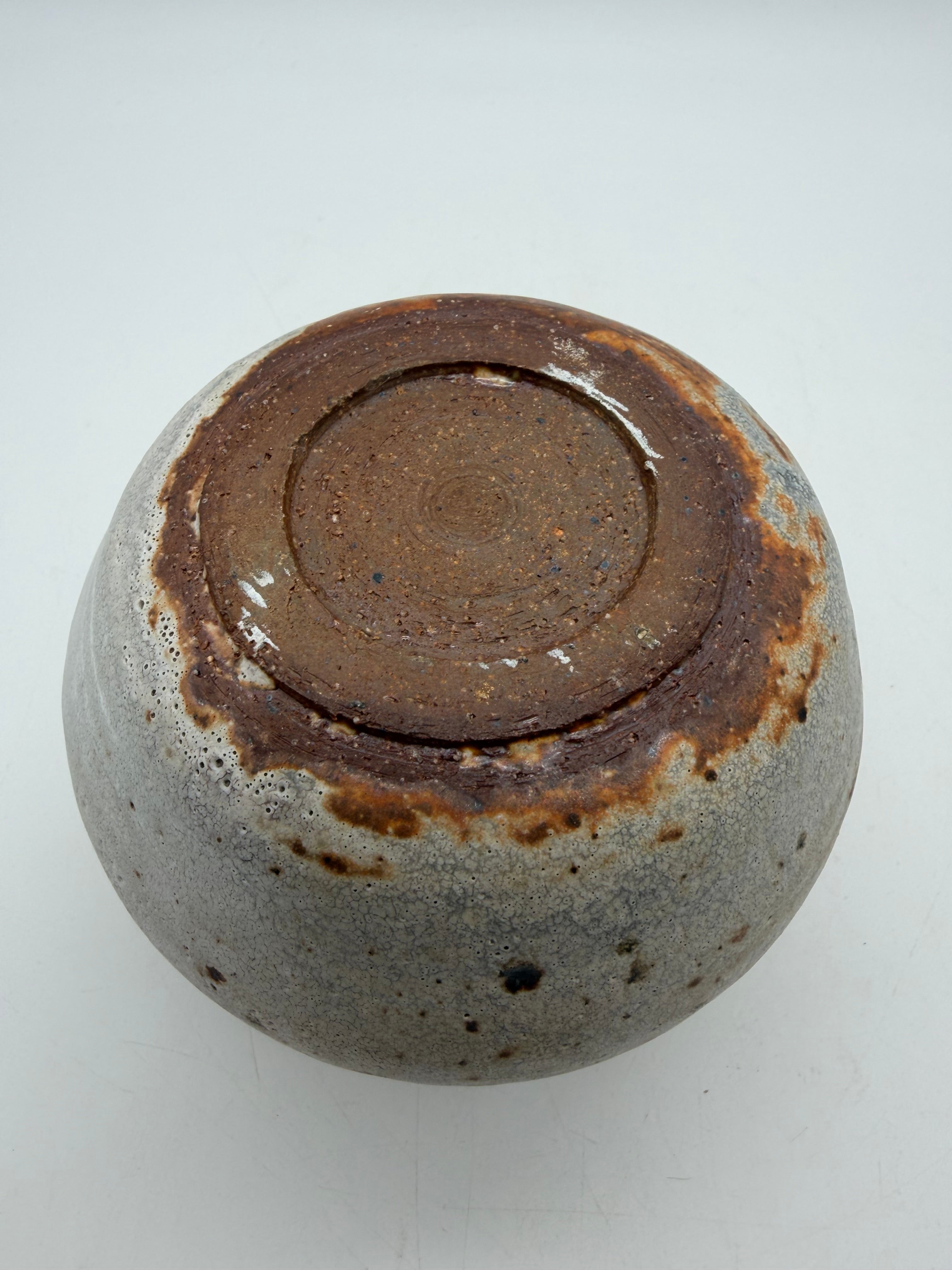 5” large weed pot earth tones studio pottery