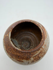 5” large weed pot earth tones studio pottery