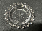 Candlewick Flower Round Ashtray
