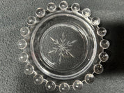 Candlewick Flower Round Ashtray