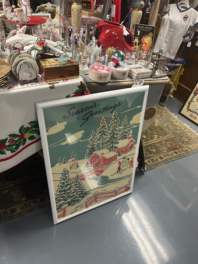 'Season's Greetings' VTG CMAS Art RTH - New